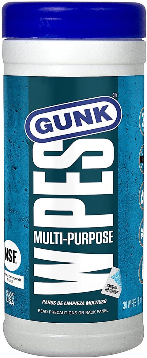 GUNK MPDW30 Multi-Purpose Degreasing Wipes