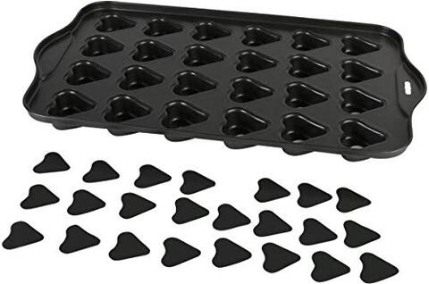 Generic Deleux 24 Mini Chesse Hearten Shape Cake Pan Non Stick, Bake-4