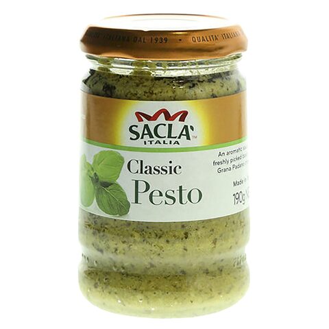 Sacla Italia Classic Green Pesto Sauce 190g