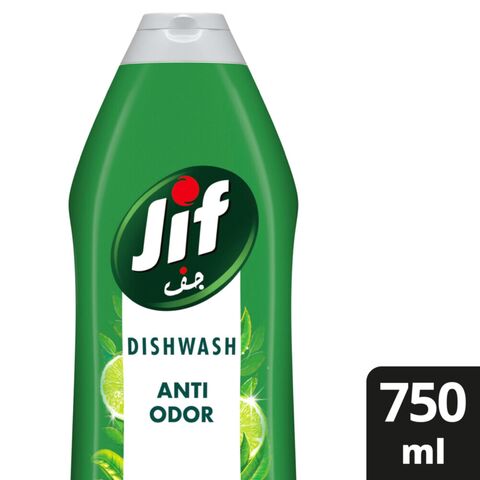JIF Anti Odor Dishwashing Liquid Lime &amp; Matcha Tea 750ml