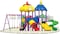 Rainbow Toys - Outdoor Children Playground Set Garden Climbing frame Swing Slide 6 * 5 * 3.4 Meter RW-12010
