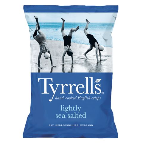 Tyrrell&#39;s Lightly Sea Salted Hand-Cooked Crisps 150g