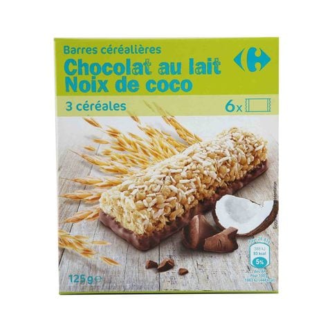Carrefour Cereal Bar Choco And Coconut 125 Gram