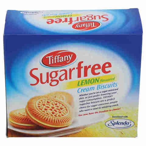 Tiffany Sugar Free Lemon Flavored Cream Biscuits 162g