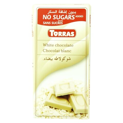 Torras Sugar Free White Chocolate 75g