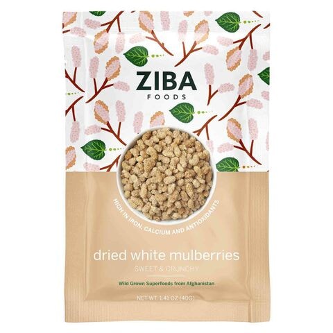 اشتري Ziba Foods Dried White Mulberries 150g في الامارات