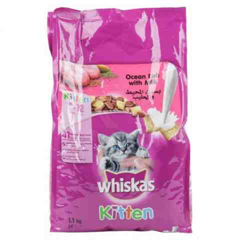 Whiskas junior ocean sales fish with milk