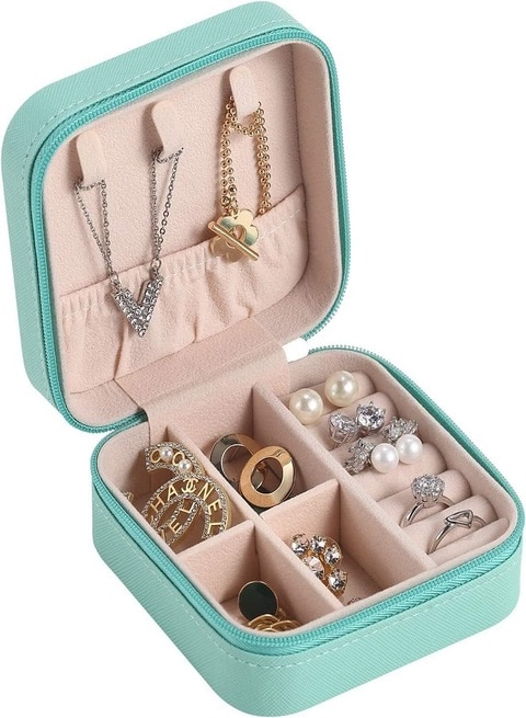 Generic Portable Jewelry Display Ring Earring Storage Organizer