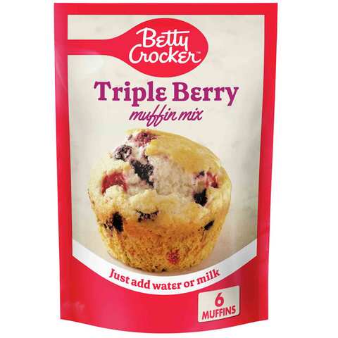 Betty Crocker Muffin Mix Triple Berry 184 Gram