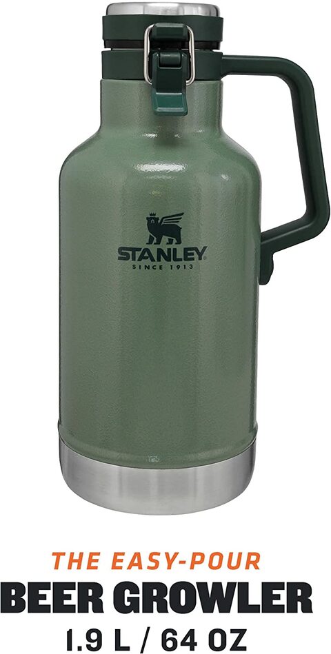 Classic Easy-Pour Insulated Beer Growler, 64 oz