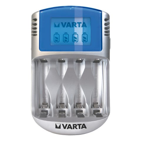 Varta LCD Battery Charger 57170 Silver