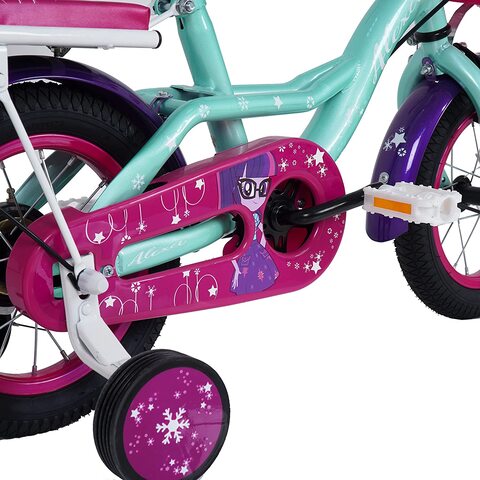 Vego Alexa Kids Bike 12 Inch With Rear Sidewheels, Green