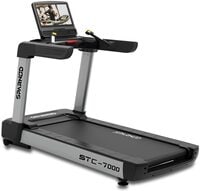Sparnod Fitness STC-7000 (6 HP AC Motor) Commercial Treadmill (Free Installation Service) - Heavy Duty Professional Grade Machine for Gym Use - with Large 18.5 inch Touchscreen Display &amp;; WIFI