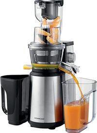 Kenwood Slow Masticating Juicer Extractor Easy To Clean, Cold Press Juicer Machines With Stainless Steel Body, Quiet Motor &amp; Reverse Function, 400Watts Powerfull Motor JMM71.000BK