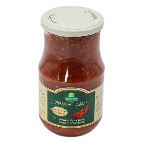 Halwani Bros Mukhtarat Ground Red Pepper In Olive Oil 750g