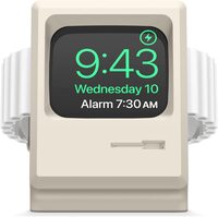 Elago W3 Stand Designed For Apple Watch Charger Stand Compatible With Apple Watch Ultra 49mm, Series 8/7 (45mm), Series 6/SE/5/4 (44mm) - Classic White
