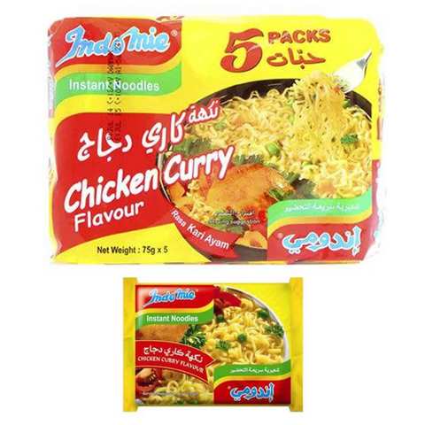 Indomie Noodles Chicken Curry Flavor 75 Gram 5 Pieces