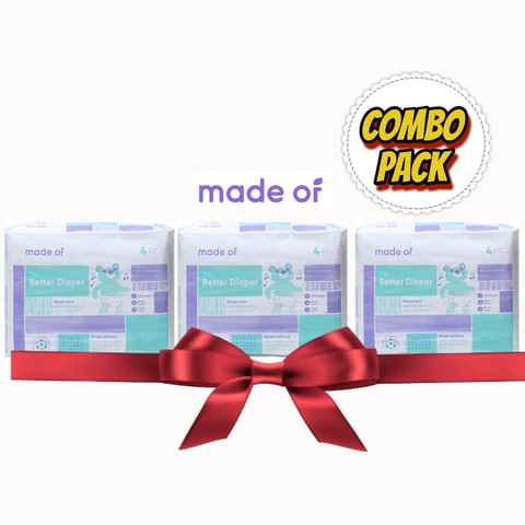Premium Diapers, MADE OF, The Softest Diaper and the Best Skin Protection,size 4 - 84 Count.