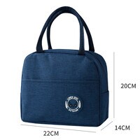 Insulated Lunch Bags for Women and Men, Leak-Proof Water-Resistant bag container for Adults, kids, Light-weight Portable lunch box for Office work, Outdoor, Picnic, School etc.(Blue)