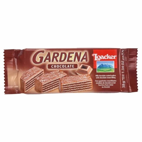Loacker Gardena Wafer with Chocolate - 38 gm