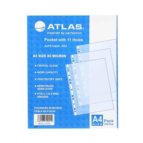 Atlas Pocket with 11 Holes 80 Micron 100Pcs