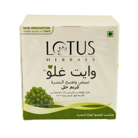 Lotus Herbals White Glow Skin Whitening And Brightening Gel Creme