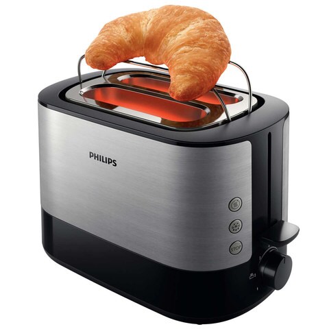 Buy Black+Decker 2 Slice Cool Touch Bread Toaster Et125-B5 White/Grey  Online - Shop Electronics & Appliances on Carrefour UAE