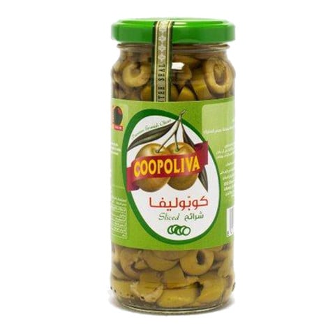 Coopoliva Sliced Green Olives 235g
