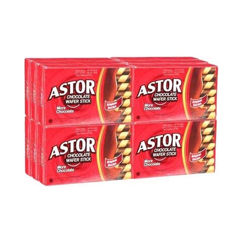 Astor Chocolate Wafer Stick 40g Pack of 12