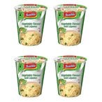 Buy Indomie Vegetable Flavour Instant Cup Noodles 60g Pack of 4 in UAE