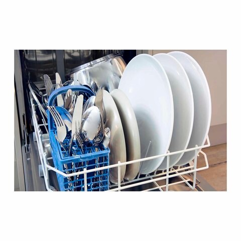 Indesit Dishwasher, 6 Programs, 10 Place Settings, White - DSFE1B10