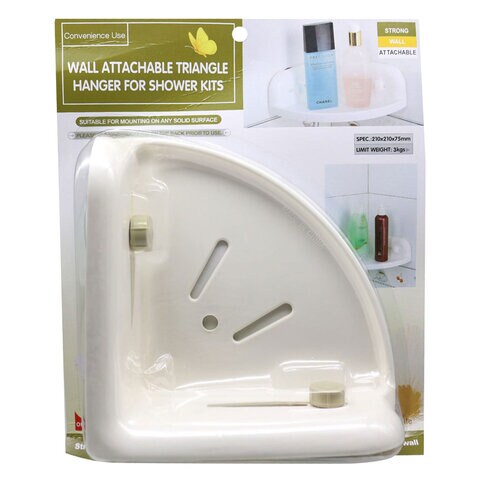 EASY FIX PLASTIC CORNER SHELF