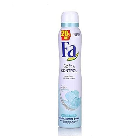Fa Soft Control Fresh Jasmine Scent Deodorant - 200 ml price in Egypt ...