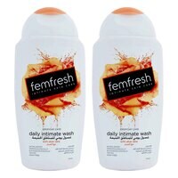 Femfresh Intimate Skin Care Everyday Care Daily Intimate Wash Clear 250ml Pack of 2