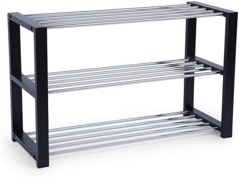 Shoe shop rack black