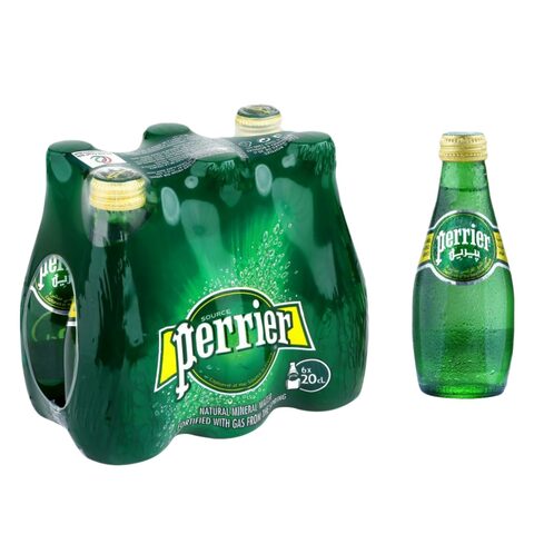 Perrier Natural Mineral Drinking Water 200ml Pack of 6 price in UAE ...