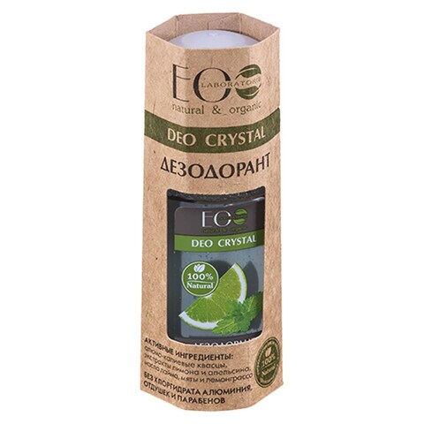 EO Laboratorie Natural Organic Deo Crystal Lemon And Orange Clear 50ml ...