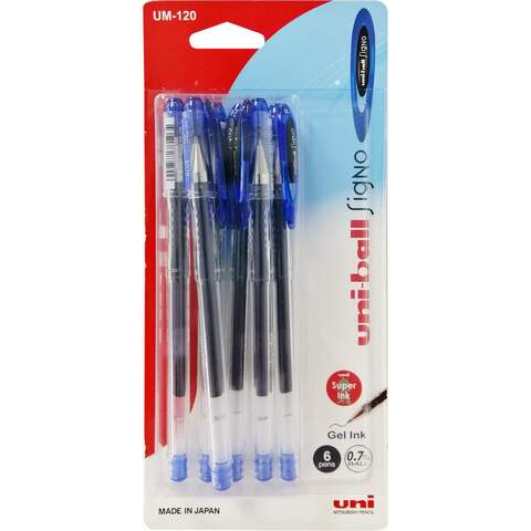 Signo Gel Roller Ball Pen, Blue Ink - Dozen