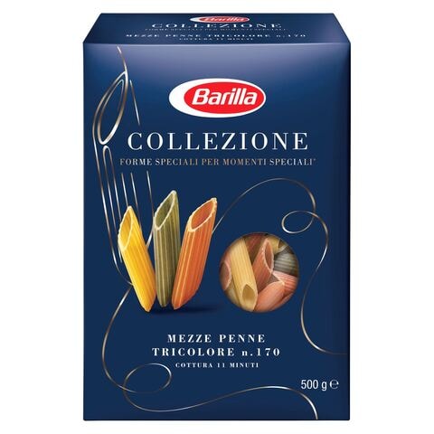 Barilla Collezione Mezze Penne Tricolore Pasta 500g
