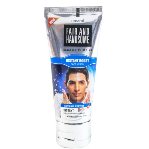 Emami Fair And Handsome Advanced Whitening Instant Fairness Face Wash White 50g