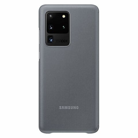 Samsung Smart Clear View Cover For Galaxy S20 Ultra Grey