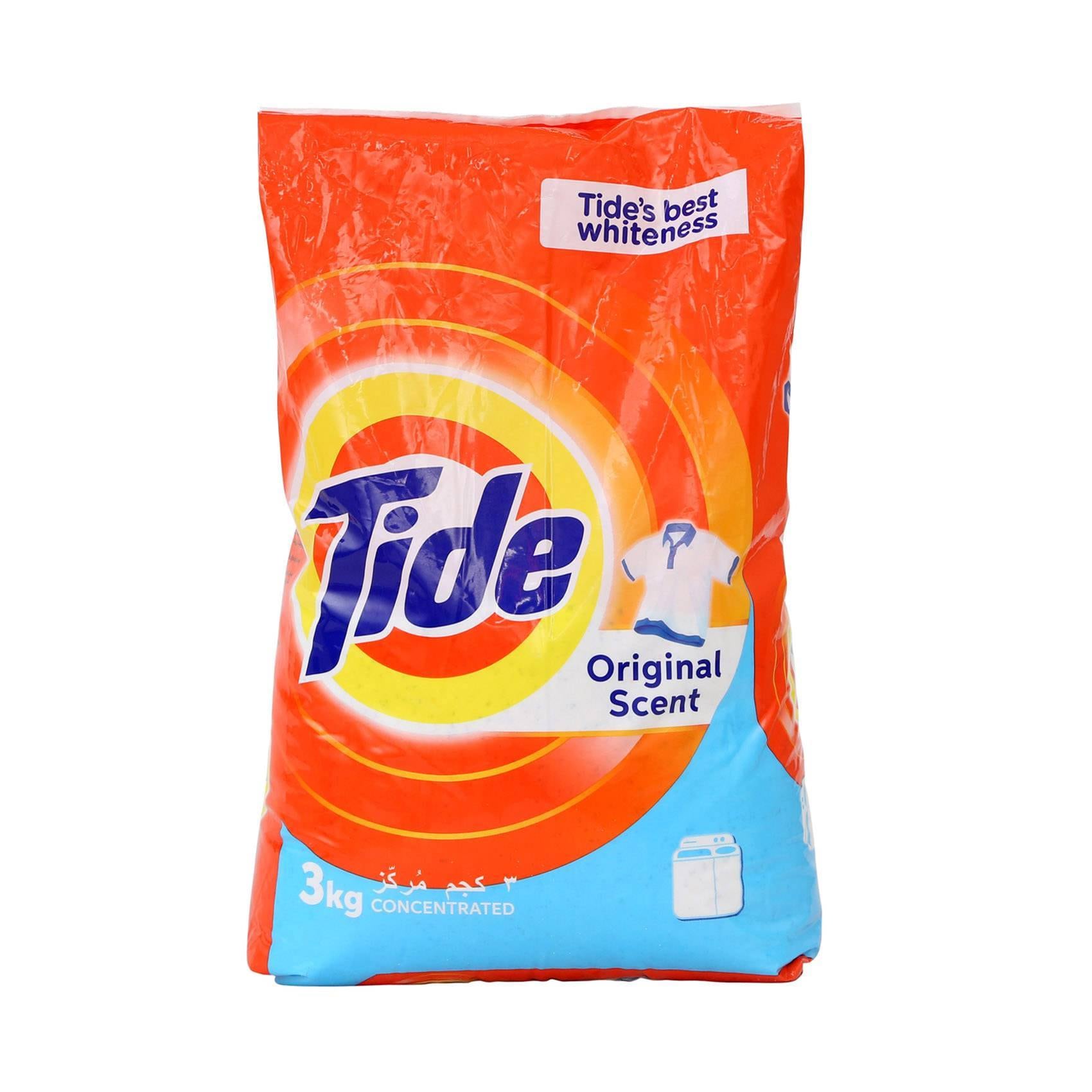 Buy Tide Detergent Powder Original Scent 3kg