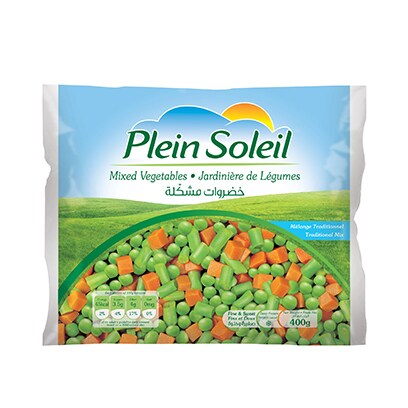Plein Soleil Mixed Vegetable Frozen  400GR