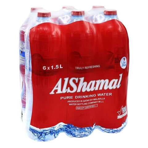 Al Shamal Pure Drinking Water 1.5Lx6&#39;s