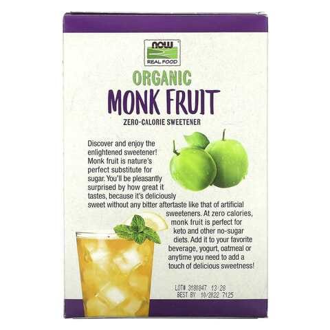 Now Foods Organic Monk Fruit Zero-Calorie Sweetener 70g
