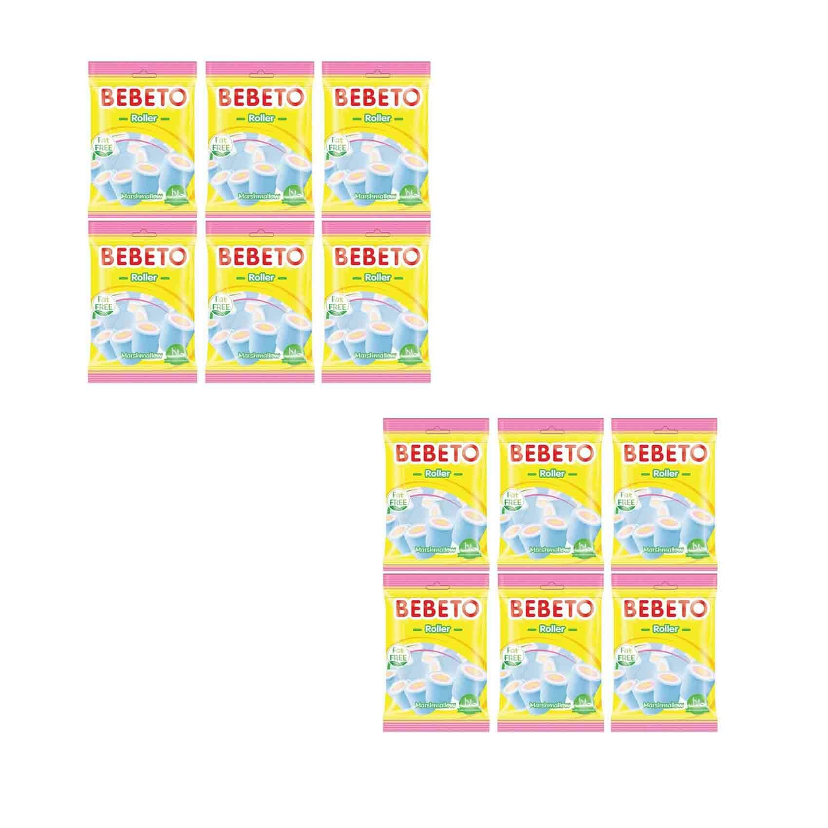Buy Bebeto Roller Marshmallow 60g X12 Online Shop Food Cupboard On Carrefour Uae