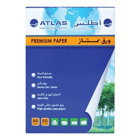 Atlas A4 Premium Photocopy Paper White 80 PCS