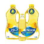 Buy Noor 100% Pure Sunflower Oil 2 X 1.5l + 500ml in Saudi Arabia