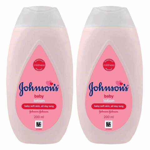 Johnson s Baby Soft Body Lotion 200ml x Pack of 2 30% Off