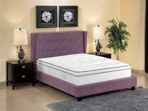 Full size best sale pillow top bed